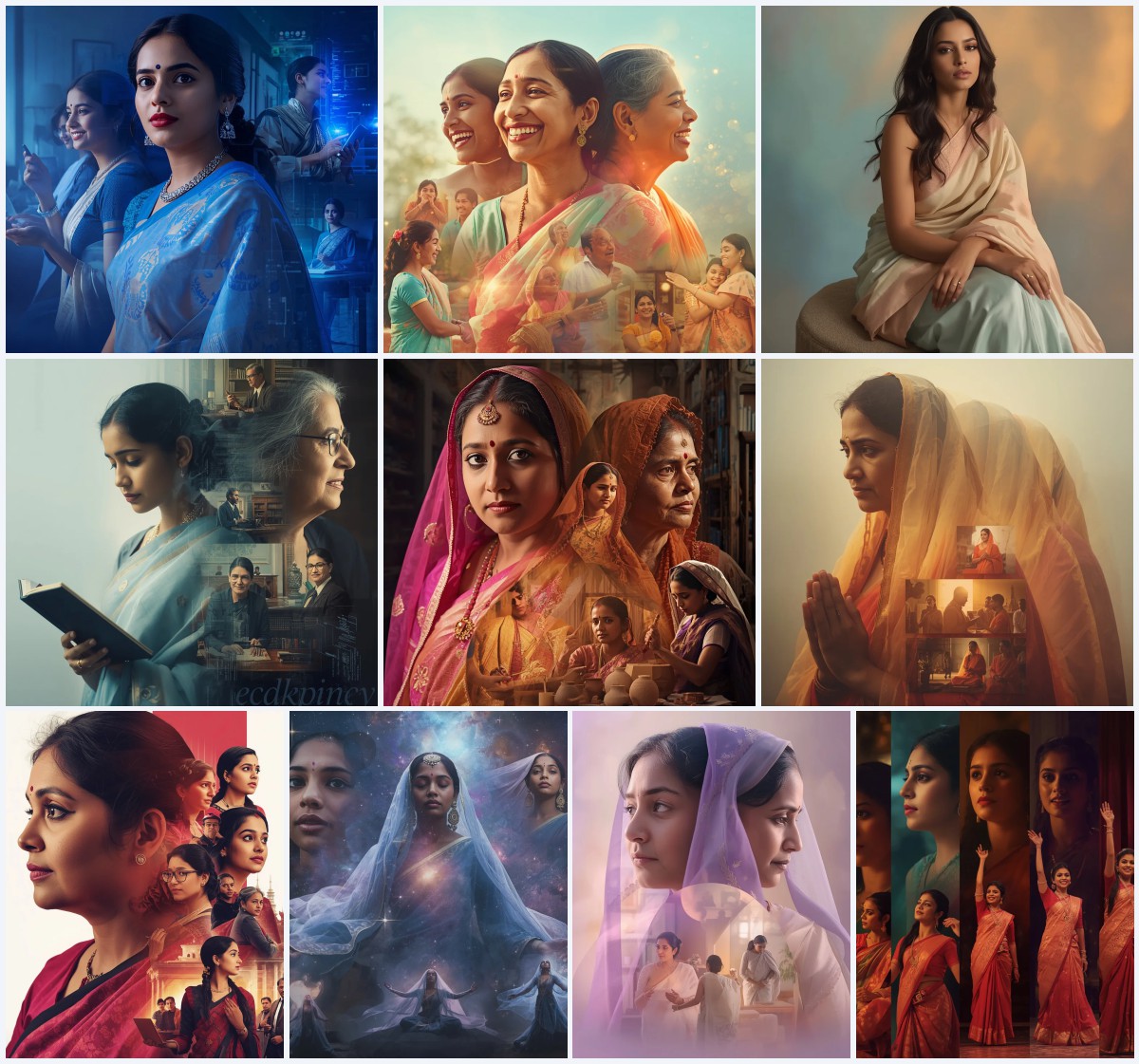 Best 10 Saree for Durga Puja AI Prompts for Traditional Bengali Festivities