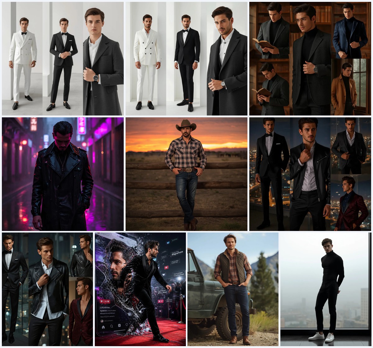 New 10 Happy AI Prompts for Joyful Men’s Expressive Lifestyle Photography