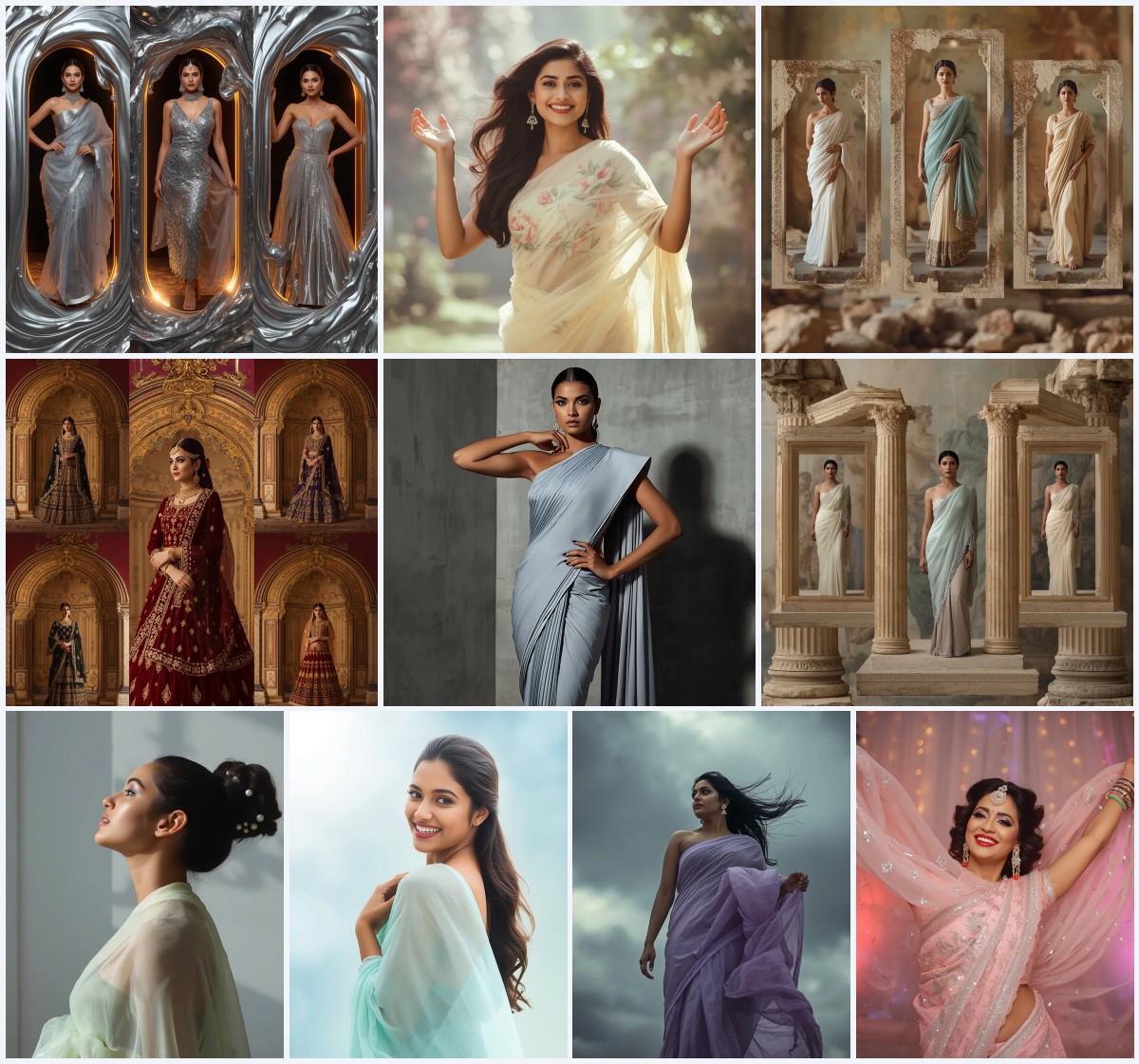 New 10 Saree for Dancers AI Prompts for Graceful Movement and Artistry